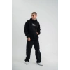 POLIZEI Premium Kalite Kapşonlu Dijital Patchli SweatShirt - Siyah