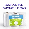 Professional Fotoselli Havlu 24 Rulo – 2 Katlı %100 Selüloz 21 cm Endüstriyel Kağıt Havlu 4X6 Rulo