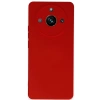 Realme 11 Pro Kılıf Nano içi Kadife Silikon - Kırmızı