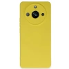 Realme 11 Pro Kılıf Nano içi Kadife Silikon - Sarı