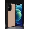 Realme 12 Lite Kılıf Aras Deri Kapak - Pudra
