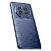 Realme 12 Pro Plus Kılıf Auto Focus Karbon Kapak - Lacivert