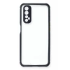 Realme 7 Kılıf Miami Şeffaf Silikon - Lacivert