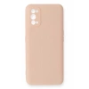 Realme 7 Pro Kılıf Nano içi Kadife Silikon - Pudra