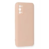 Realme 7 Pro Kılıf Nano içi Kadife Silikon - Pudra