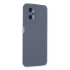 Realme 9i 4G Kılıf Nano içi Kadife Silikon - Gri