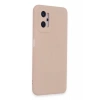 Realme 9i 4G Kılıf Nano içi Kadife Silikon - Pudra