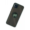 Realme C11 2021 Kılıf Montreal Yüzüklü Silikon Kapak - Yeşil
