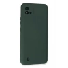Realme C11 2021 Kılıf Nano içi Kadife Silikon - Koyu Yeşil