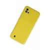 Realme C11 2021 Kılıf Nano içi Kadife Silikon - Sarı