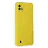Realme C11 2021 Kılıf Nano içi Kadife Silikon - Sarı