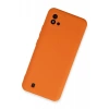 Realme C11 2021 Kılıf Nano içi Kadife Silikon - Turuncu