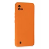 Realme C11 2021 Kılıf Nano içi Kadife Silikon - Turuncu