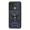 Realme C11 2021 Kılıf Pars Lens Yüzüklü Silikon - Lacivert