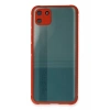 Realme C11 Kılıf Miami Şeffaf Silikon - Kırmızı