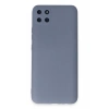 Realme C11 Kılıf Nano içi Kadife Silikon - Gri
