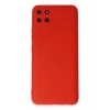Realme C11 Kılıf Nano içi Kadife Silikon - Kırmızı