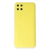 Realme C11 Kılıf Nano içi Kadife Silikon - Sarı