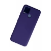 Realme C15 Kılıf Nano içi Kadife Silikon - Mor