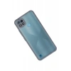 Realme C21 Kılıf Montreal Silikon Kapak - Gri
