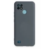 Realme C21 Kılıf Nano içi Kadife Silikon - Gri