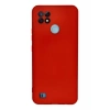 Realme C21 Kılıf Nano içi Kadife Silikon - Kırmızı