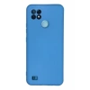 Realme C21 Kılıf Nano içi Kadife Silikon - Mavi