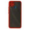 Realme C25 Kılıf Montreal Silikon Kapak - Kırmızı