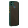 Realme C25 Kılıf Montreal Silikon Kapak - Yeşil