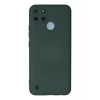 Realme C25Y Kılıf Nano içi Kadife Silikon - Koyu Yeşil