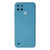 Realme C25Y Kılıf Nano içi Kadife Silikon - Mavi