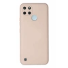 Realme C25Y Kılıf Nano içi Kadife Silikon - Pudra