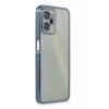 Realme C35 Kılıf Lensli Silikon - Açık Mavi