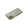 Realme C35 Kılıf Lensli Silikon - Gold
