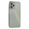 Realme C35 Kılıf Lensli Silikon - Gümüş