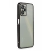 Realme C35 Kılıf Lensli Silikon - Siyah
