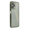 Realme C35 Kılıf Lensli Silikon - Yeşil
