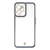 Realme C35 Kılıf Liva Lens Silikon - Mavi