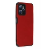 Realme C35 Kılıf Loop Deri Silikon - Kırmızı