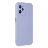 Realme C35 Kılıf Nano içi Kadife Silikon - Lila