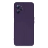 Realme C35 Kılıf Nano içi Kadife Silikon - Mor