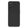 Realme C35 Kılıf Nano içi Kadife Silikon - Siyah