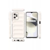 Realme C35 Kılıf Optimum Silikon - Krem