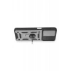 Realme C35 Kılıf Pars Lens Yüzüklü Silikon - Gümüş