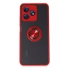 Realme C53 Kılıf Montreal Yüzüklü Silikon Kapak - Kırmızı