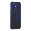 Realme C53 Kılıf Montreal Yüzüklü Silikon Kapak - Lacivert