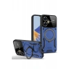 Realme C55 Kılıf Joy Lens Standlı Kapak - Lacivert