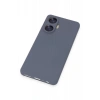 Realme C55 Kılıf Nano içi Kadife Silikon - Gri