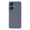 Realme C55 Kılıf Nano içi Kadife Silikon - Gri