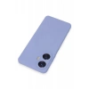 Realme C55 Kılıf Nano içi Kadife Silikon - Lila